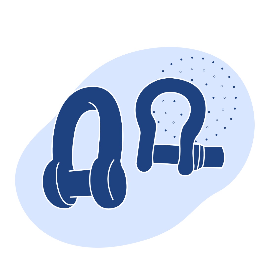 Скобы концевые