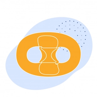 Звено Кентера соединительное якорной цепи ГОСТ 228-79 54x324x216x227x82 мм