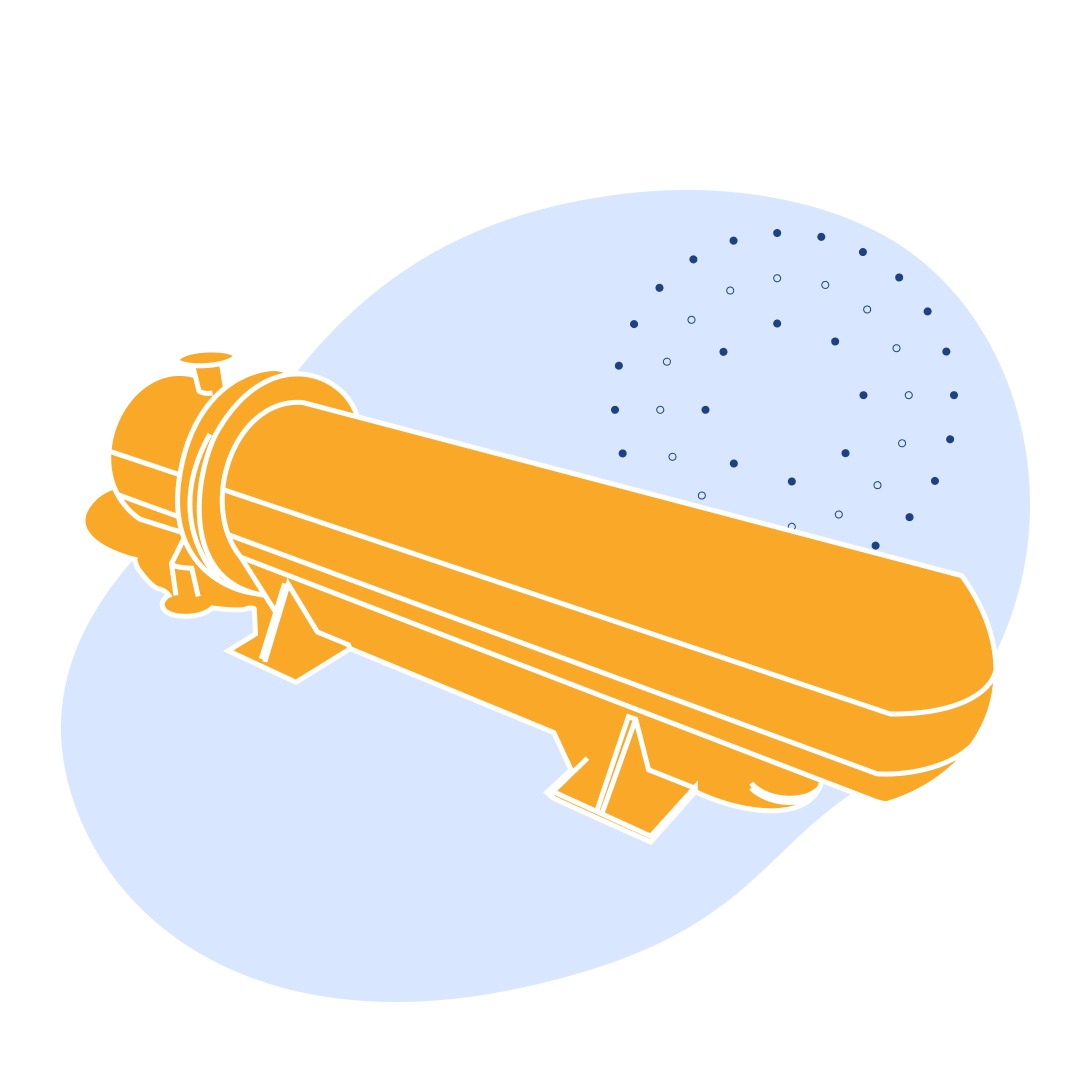 Пароводяной подогреватель 792 шт 18.1 Гкал/час 188 т/час 820x4135 мм 108 м2