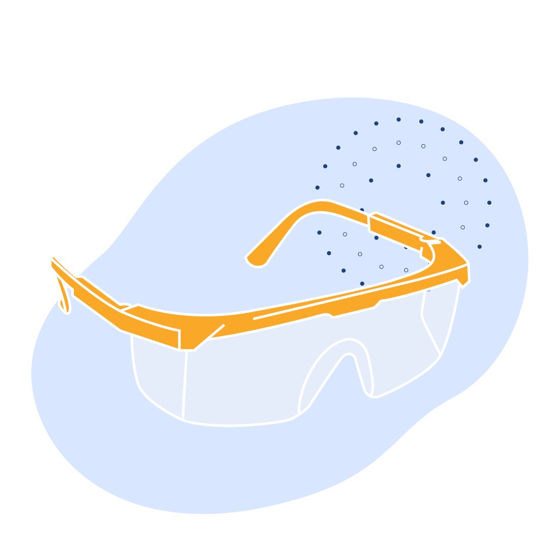Очки Скайлайт открытые (Uvex) ГОСТ Р 12.4.013-97