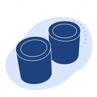 Капролоновая втулка 315х1400 мм черная ПА 6-МДМ