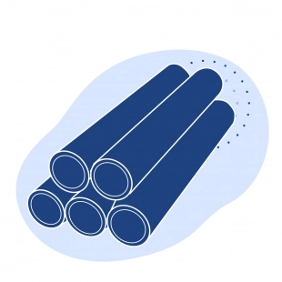 Труба стальная электросварная прямошовная 3420x20 мм Ст20