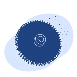 Шестерня стальная М2.5 мм 40Х